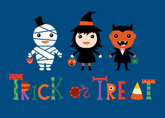 Halloween poster template. Vector illustration.