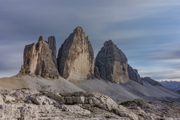 Tre Cime di Lavaredo at sunset ultra long exposure
