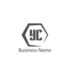 Obraz premium Initial Letter YC Logo Template Design