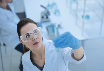 scientists are conducting research in a modern laboratory