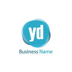 Initial Letter YD Logo Template Design