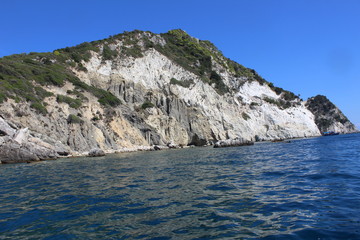 Naklejka premium sea and rocks zakynthos 