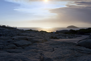 Sunset over coast near Albany, WA, Australia