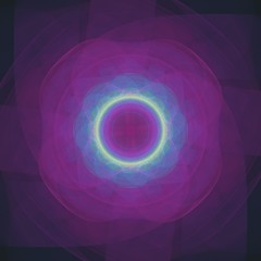 Purple Eye Fractal Background Wallpaper