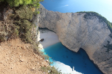 navagio shipwreck beach