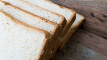 Bread food on the wood chopping board for sale