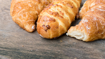 Bread food on the wood chopping board for sale