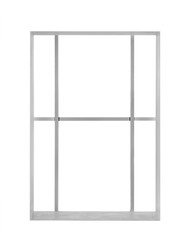 Clean modern window on white background. Architectural element