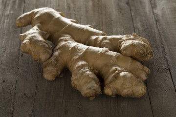 Fresh organic ginger root