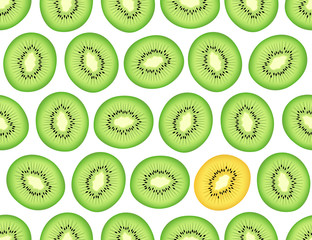 キウイ　模様　背景　素材