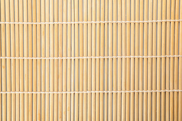 Texture of bamboo mat as background, closeup view
