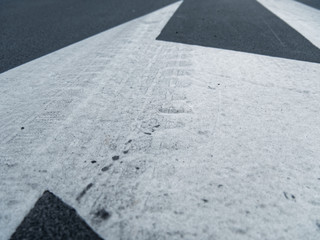 arrow on road