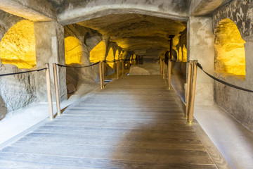 Catacombs of Milos among the most important burial chambers discovered worldwide in Milos island,...