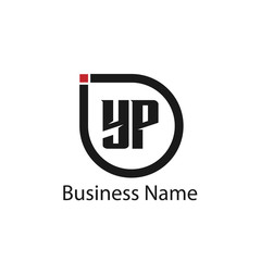 Initial Letter YP Logo Template Design