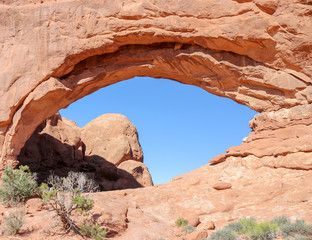 Windows at the Arches National Park Utah