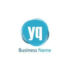 Initial Letter YQ Logo Template Design