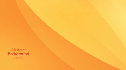 Warm tone and Orange color background abstract art vector 
 