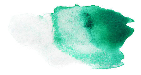 green watercolor stain