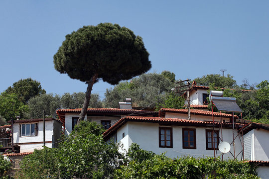 Historical Birgi Homes in Izmir, Turkey