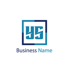Obraz premium Initial Letter YS Logo Template Design
