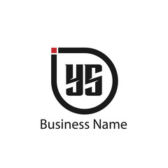 Initial Letter YS Logo Template Design