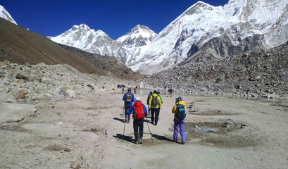 Fototapeta premium Everest. The way to the first base camp.