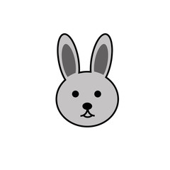 rabbit icon. vector illustration
