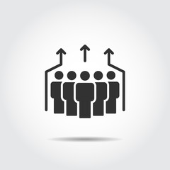 People Icon work group Team Vector