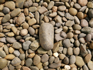 rock stone in garden,pebbles on the beach
