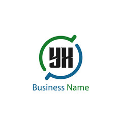 Initial Letter YX Logo Template Design