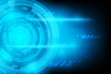 abstract futuristic circuit technology background.vector and illustration