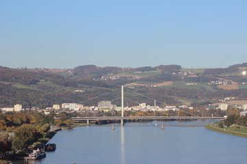 Linz Urfahr Donau Panorama
