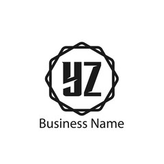 Initial Letter YZ Logo Template Design