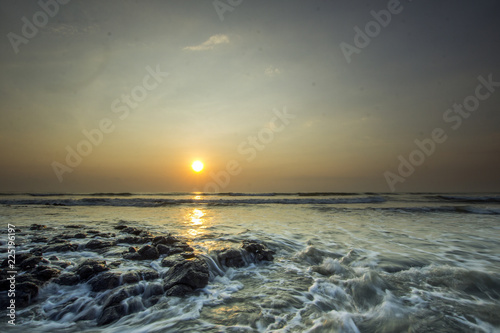 Glorious Morning Sunrise At Pantai Batu Hitam Batu Hitam