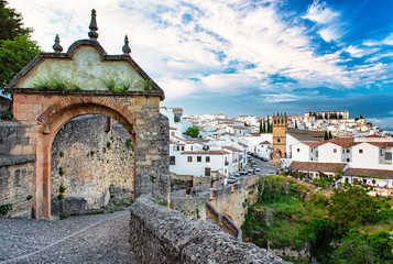 Old town of Ronda, Spain - obrazy, fototapety, plakaty