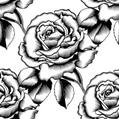 Colored seamless flowers pattern, ornament. Vector illustration.