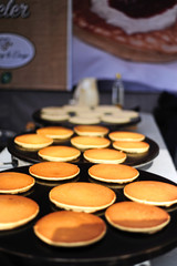 Pfannkuchen in der Pfanne