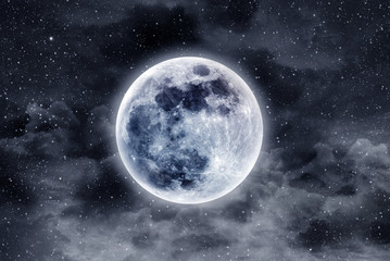 Fototapeta na wymiar Blue Moon