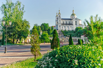 Holy Assumption Cathedral on the Assumption Hill in Vitebsk, Belarus