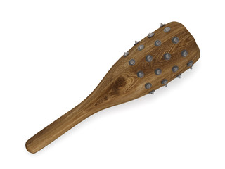 Medieval club 3d rendering