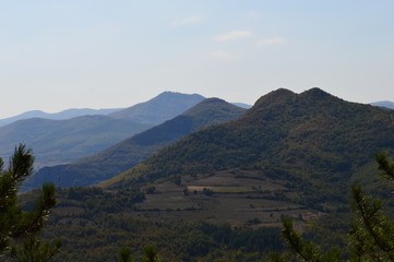 landscape of nature and hills
