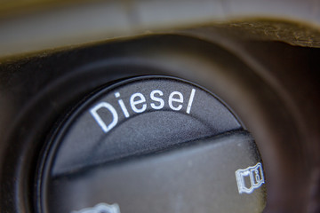 Diesel Tankdeckel nah