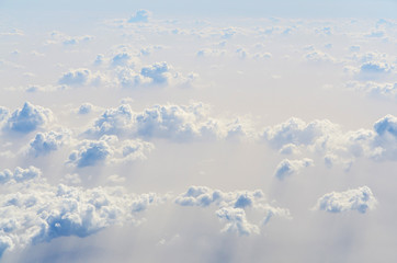 Cloud when view from airplane.