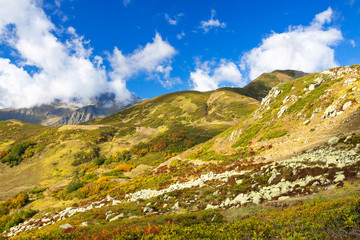 Naklejka premium beautiful mountain landscape