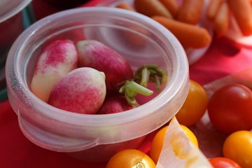 Radishes to snack on 