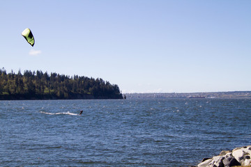 A view of Stanley Park in Vancouver