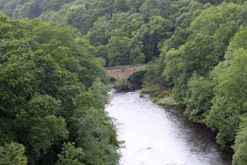 Fototapeta na wymiar The Wales Aqueduct in the distance