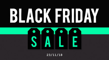Black Friday 2018 business background