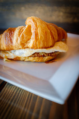 Sausage Egg Cheese Croissant