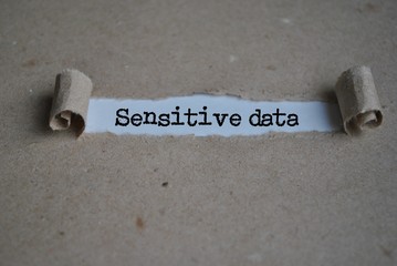 Sensitive data